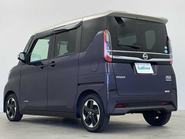 日産 ルークス HWS X プロパイロットED 鹿児島県 2020(令2)年 6.9万km パープルⅡ 純正9インチSDナビ/(AM/FM/CD/DVD/Bluetooth/フルセグ)/アラウンドビューモニター/プロパイロット/両側パワースライドドア/ドライブレコーダー/エマージェンシーブレーキ/ETC/オートライト/オートホールド/ステアリングリモコン/リアサーキュレーター/リアサンシェード/スマートキー/LEDヘッドライト