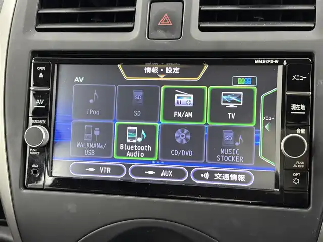 日産 マーチ 12S プラムインテリア 福岡県 2018(平30)年 6.8万km ラディアントレッド 純正ナビ／フルセグＴＶ／ＣＤ，ＤＶＤ　/バックカメラ　/ＥＴＣ　/リモコンキー　/横滑り防止装置　/電動格納式ドアミラー　/社外フロアマット　/ドアバイザー　/ＡＢＳ　/ＵＳＢ入力端子　/禁煙車　/マニュアルエアコン