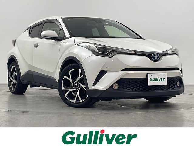 トヨタ Ｃ－ＨＲ G LEDエディション 群馬県 2018(平30)年 2.3万km ホワイトパールクリスタルシャイン 純正ナビ　バックカメラ　前後ドラレコ　ビルトインＥＴＣ　ハーフレザー　シートヒーター　アダプティブクルーズコントロール　衝突被害軽減ブレーキ　ＢＳＭ　レーンアシスト　ＬＥＤライト　オートライト　禁煙車