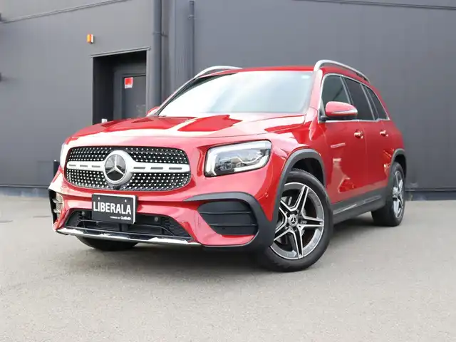 メルセデス・ベンツ Ｍ・ベンツ ＧＬＢ２００ｄ 4マチック AMGライン 静岡県 2022(令4)年 1.4万km 赤 ワンオーナー/純正ナビ/フルセグTV/衝突軽減ブレーキ/ACC/LKA/BSM/ドライブレコーダー/360°カメラ/パドルシフト/前席シートヒーター/LEDヘッドライト/パワーバックドア