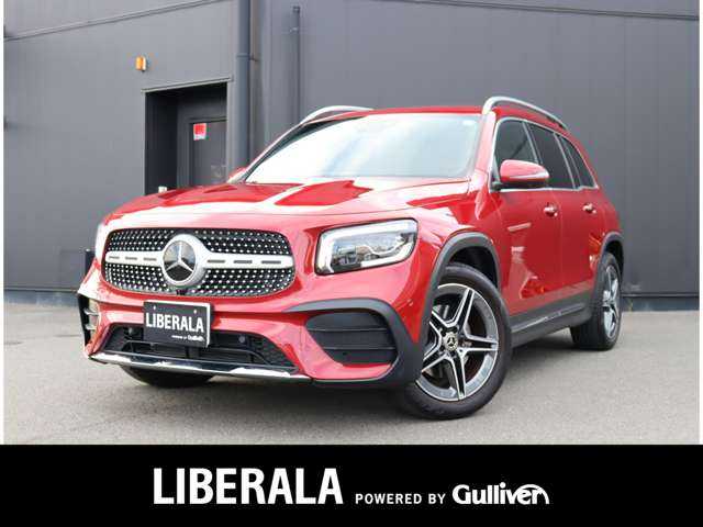 メルセデス・ベンツ Ｍ・ベンツ ＧＬＢ２００ｄ 4マチック AMGライン 静岡県 2022(令4)年 1.4万km 赤 ワンオーナー/純正ナビ/フルセグTV/衝突軽減ブレーキ/ACC/LKA/BSM/ドライブレコーダー/360°カメラ/パドルシフト/前席シートヒーター/LEDヘッドライト/パワーバックドア