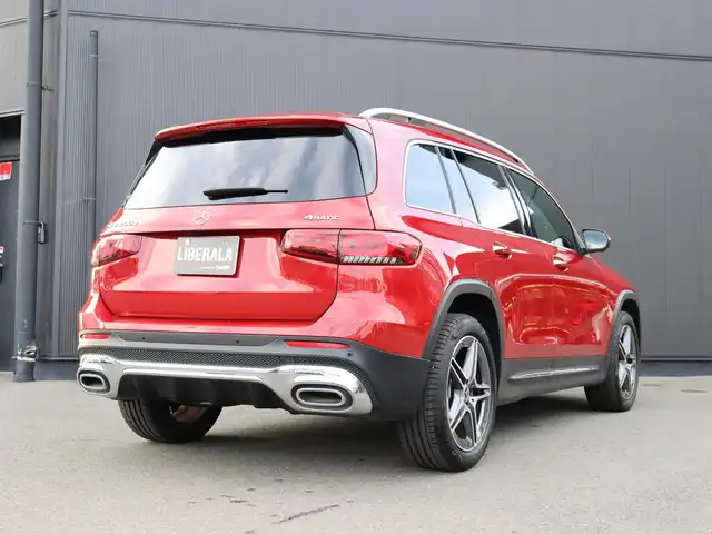 メルセデス・ベンツ Ｍ・ベンツ ＧＬＢ２００ｄ 4マチック AMGライン 静岡県 2022(令4)年 1.4万km 赤 ワンオーナー/純正ナビ/フルセグTV/衝突軽減ブレーキ/ACC/LKA/BSM/ドライブレコーダー/360°カメラ/パドルシフト/前席シートヒーター/LEDヘッドライト/パワーバックドア