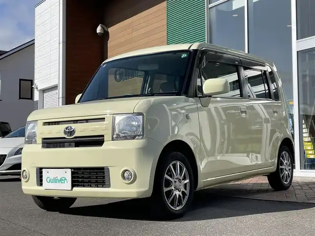 トヨタ ピクシススペース X 道央・札幌 2012(平24)年 6万km コットンアイボリー 4WD/社外メモリーナビ(AM/FM/CD/DVD)/フルセグ(走行中視聴可能)/社外エンスタ/アイドリングストップ/純正フロアマット/純正ドアバイザー/フォグランプ/電動格納ミラー/ヘッドライトレベライザー/積込夏タイヤ/　　(社外AW付 155/65R14 １9年製 溝４ｍｍ)/スペアキー×１