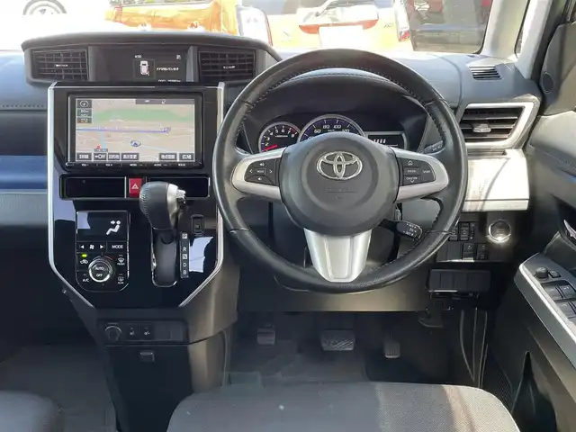 トヨタ ルーミー カスタムG－T 神奈川県 2018(平30)年 7.7万km パールホワイトⅢ 純正メモリナビ/　（CD・Bluetooth）/フルセグTV/両側パワースライドドア/バックカメラ/プリクラッシュセーフティ/前席シートヒーター/アイドリングストップ/ビルトインETC/LEDヘッドライト/スマートキー×2/保証書/取扱説明書