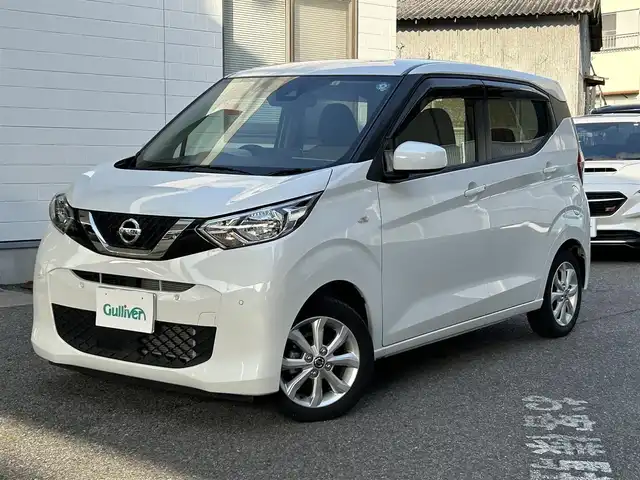 日産 デイズ X 愛知県 2022(令4)年 1.4万km ホワイトパール ワンオーナー/純9インチSDナビテレビ/フルセグテレビ/バックカメラ/ドライブレコーダー/プッシュエンジンスタート/純14インチAW/新車保証書/取説