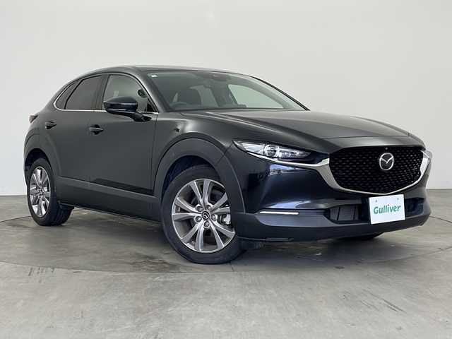 マツダ ＣＸ－３０ 20S プロアクティブツーリングセレ 兵庫県 2020(令2)年 2.9万km ジェットブラックマイカ ・純正10.25インチナビ&Bluetooth接続&CD/DVD&USB&TV/・アラウンドビューモニター/・ビルドインETC/・レーダークルーズコントロール/・i-ACTIVSENSE/・ブラインドスポットモニター/・ABS/・横滑り防止機能/・前後コーナーセンサー/・盗難防止装置/・オートライト/・オートマチックハイビーム/・LEDヘッドライト/・W＋サイドエアバック/・カーテンエアバック/・パワーバックドア/・純正フロアマット/・メモリーパワーシート（運転席）/・シートヒーター（運転席・助手席）/・純正18インチアルミホイール/・革巻きステアリング/・ステアリングスイッチ/・ステアリングヒーター/・電動パーキングブレーキ/・オートブレーキホールド