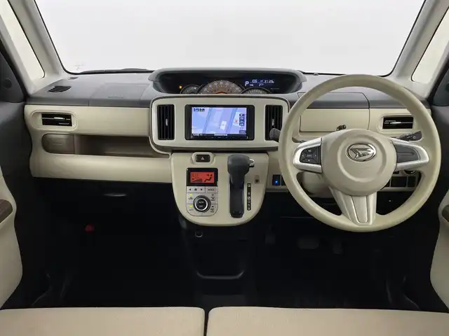 ダイハツ ムーヴ キャンバス G メイクアップ リミテッド　SAⅢ 新潟県 2022(令4)年 3.8万km パールホワイトⅢ/ナチュラルベージュマイカメタリック 2トーン スマートキーIII/社外ナビ/Bluetooth/ワンセグTV/アラウンドビューモニター/両側パワースライドドア/シートヒーター/LEDオートライト/オートハイビーム/スマートキー/ETC