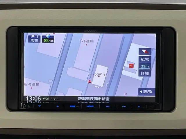 ダイハツ ムーヴ キャンバス G メイクアップ リミテッド　SAⅢ 新潟県 2022(令4)年 3.8万km パールホワイトⅢ/ナチュラルベージュマイカメタリック 2トーン スマートキーIII/社外ナビ/Bluetooth/ワンセグTV/アラウンドビューモニター/両側パワースライドドア/シートヒーター/LEDオートライト/オートハイビーム/スマートキー/ETC