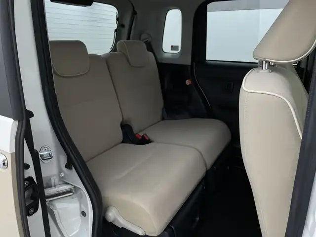 ダイハツ ムーヴ キャンバス G メイクアップ リミテッド　SAⅢ 新潟県 2022(令4)年 3.8万km パールホワイトⅢ/ナチュラルベージュマイカメタリック 2トーン スマートキーIII/社外ナビ/Bluetooth/ワンセグTV/アラウンドビューモニター/両側パワースライドドア/シートヒーター/LEDオートライト/オートハイビーム/スマートキー/ETC