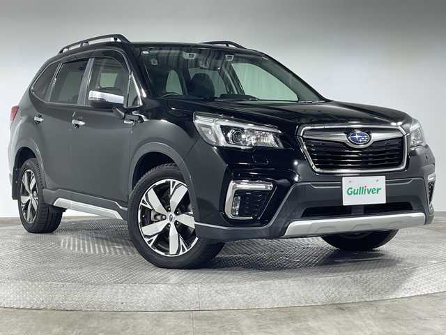 スバル フォレスター ハイブリッド アドバンス 神奈川県 2019(平31)年 5.5万km 黒 純正8型/　　フルセグ、AMFM、BTA、CD、DVD、SD、ipod、メモリーM、USB/前席パワーシート/ハーフレザーシート/バックカメラ/パドルシフト/リアソナー/社外前後ドラレコ/革巻きステアリング/社外ビルトインETC