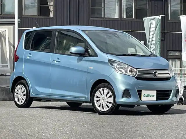 日産 デイズ S 宮城県 2016(平28)年 5.8万km アイスブルー 4WD/純正ＳＤナビ/（ＦＭ／ＡＭ／ＣＤ／Ｂｌｕｅｔｏｏｔｈ）　/フルセグテレビ　/衝突被害軽減装置　/アイドリングストップ　/横滑り防止装置　/運転席シートヒーター　/バックカメラ　/リモコンキー　/ＥＴＣ