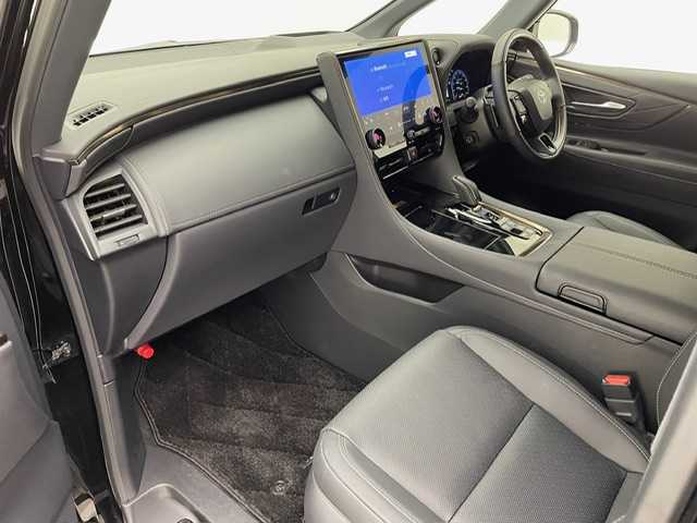 トヨタ ヴェルファイア Z プレミア 兵庫県 2024(令6)年 0.4万km ブラック 純正トヨタコネクトナビ/フルセグ BT USB Apple Car Play android Auto/純正後席モニター/パノラミックビューモニター/デジタルインナーミラー/ビルトインETC2.0/ワイヤレス充電/レーダークルーズコントロール/プリクラッシュセーフティー/LKA/BSM/パーキングアシスト/ガラストップルーフ/レザーシート/シートヒーター/ベンチレーション/パワーシート/パワーバックドア/ステアリングヒーター/LEDヘッドライト/LEDフォグライト/サイドステップ/スマートキー