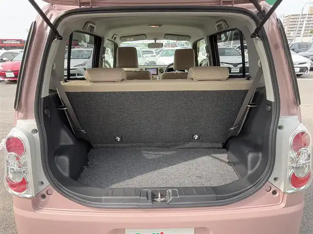 ダイハツ ミラ ココア X 徳島県 2015(平27)年 4万km ムースピンクパール 社外ナビ(MDV-D304)/(AM・FM/CD/ワンセグ/AUX)/スマートキー/オートエアコン/社外フロアマット/ハロゲンヘッドライト/ABS/Wエアバッグ/パワーステアリング/パワーウィンドウ/電動格納ドアミラー/アイドリングストップ