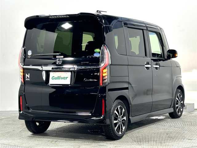 ホンダ Ｎ ＢＯＸ カスタム G EX ホンダセンシング 大阪府 2018(平30)年 2.4万km クリスタルブラックパール 純正ナビ(フルセグ/DVD再生/Bluetooth) バックカメラ ETC 衝突軽減 レーダークルコン レーンアシスト アイドリングストップ スマートキー 片側パワースライドドア オートライト