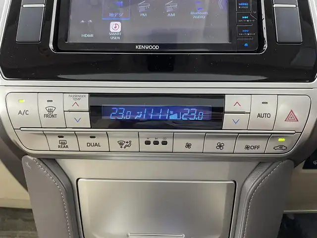 トヨタ ランドクルーザー プラド TX Lパッケージ 富山県 2023(令5)年 4.8万km ブラック サンルーフ/モデリスタエアロ/社外ナビ（AM/FM/BT/DVD/フルセグ）/バックカメラ/ドライブレコーダー/ETC/レザーシート/D/N席パワーシート/D/n席シートヒーター/D/N席エアシート/衝突被害軽減システム/レーダークルーズコントロール/レーンキープアシスト/コーナーセンサー/横滑り防止装置/純正アルミホイール/純正フロアマット/オートLEDライト/オートマチックハイビーム/スマートキー/スペアキー