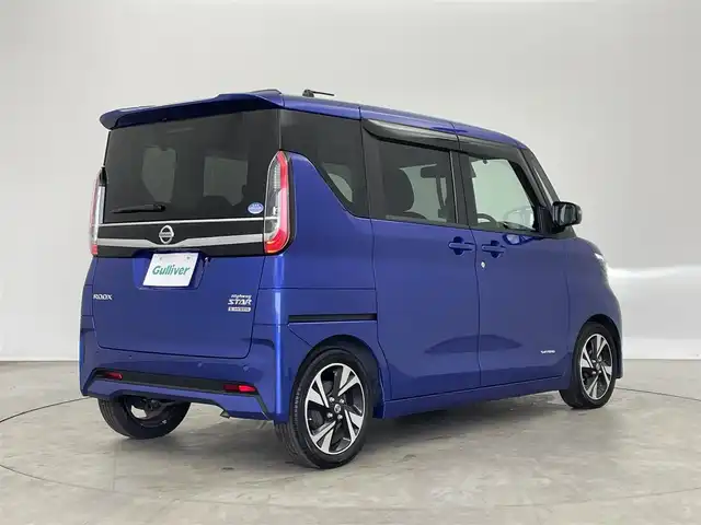 日産 ルークス HWS Gターボ プロパイロットED 埼玉県 2020(令2)年 4万km アトランティックブルー プロパイロット　アラウンドビューモニター　ＥＴＣ　前後ドライブレコーダー　レーダークルーズコントロール　ハンズフリードア　両側パワースライドドア　コーナーセンサー　オートライト　ＬＥＤヘッドライト