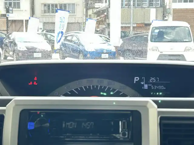 ダイハツ ウェイク L SA 沖縄県 2014(平26)年 5.4万km パールホワイトⅢ (株)IDOMが運営する【じしゃロンOO店】の自社ローン専用車両になりますこちらは現金またはオートローンご利用時の価格です。自社ローンご希望の方は別途その旨お申付け下さい/・プッシュスタート /・片側パワースライドドア /・スマートキー　/・アイドリングストップ　/。純正フロアマット　/・衝突被害軽減ブレーキ　/・盗難防止装置　/・横滑り防止装置　/・LEDヘッドライト　/・取扱説明書　