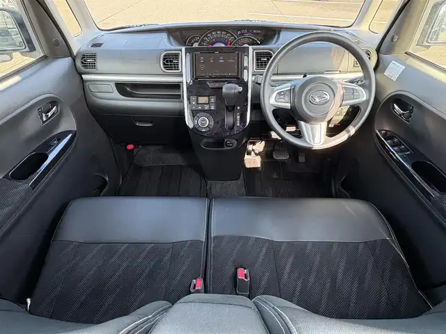 ダイハツ タント カスタム X トップED SA Ⅲ 大分県 2017(平29)年 5.8万km ブライトシルバーメタリック ・SDナビ(CD/DVD/BT/SD)/・フルセグテレビ/・バックカメラ/・スマートアシスト/・ETC/・片側パワースライドドア/・ドライブレコーダー/・運転席シートヒーター/・オートハイビーム/・ベンチシート/・リアセンサー/・スマートキー/・プッシュスタート