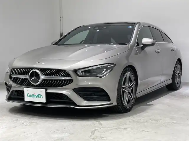 メルセデス・ベンツ ＣＬＡ２００ｄ Sブレーク AMGライン 宮城県 2019(令1)年 5.7万km モハーベシルバー 純正ナビ/前後ドライブレコーダー/道路標識アシスト/アクティブレーンキーピングアシスト/アテンションアシスト/ブラインドスポットアシスト/レーンチェンジアシスト/ヘッドアップディスプレイ/レーダークルーズコントロール/前後側方カメラ/アラウンドビューモニター/ビルトインETC2.0/パワーシート/シートメモリー/シートヒーター/パワーバックドア/パドルシフト/ステアリングスイッチ/フルセグTV/Bluetooth/LEDヘッドライト/オートライト/純正アルミホイール/純正フロアマット/スマートキー/プッシュスタート