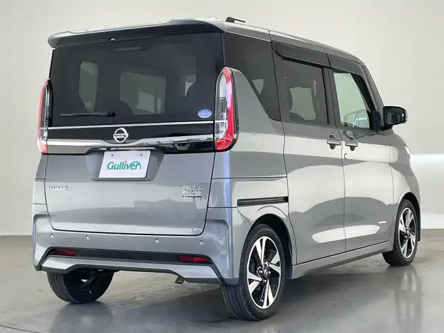 日産 ルークス HWS Gターボ プロパイロットED 愛知県 2020(令2)年 1.1万km チタニウムグレーメタリック 純正9型SDナビ/フルセグTV/アラウンドビューモニター/プロパイロット/両側パワスラ/ハンズフリーパワスラ/ETC/ドラレコ/エマージェンシーブレーキ/LEDヘッドライト/フォグランプ/禁煙車/電子パーキング/ブレーキホールドHDDナビ