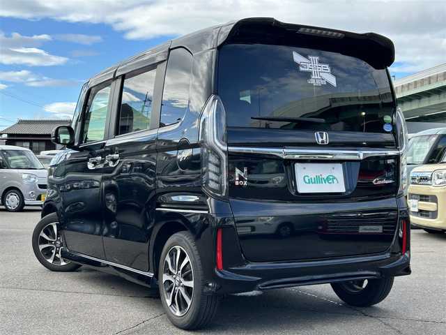 ホンダ Ｎ ＢＯＸ カスタム G L ホンダセンシング 愛知県 2019(令1)年 4.4万km クリスタルブラックパール 純正ナビ/（AM/FM/CD/DVD/BT/SD)/フルセグTV/バックカメラ/ETC/両側パワースライドドア/LEDヘッドライト/フォグランプ/クルーズコントロール/ステアリングスィッチ/レザーシート/スマートキー/スペアキー/メッキドアハンドル/純正14インチAW