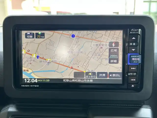 ダイハツ タフト G ターボ クロムベンチャー 和歌山県 2021(令3)年 1.3万km ブラックマイカメタリック 社外7インチナビ（NMZK-W72D）/フルセグTV/Bluetooth/CD/DVD/USB/バックカメラ/ETC/ドライブレコーダー/スマートアシストIII/衝突軽減カメラ/コーナーセンサー/レーダークルーズコントロール/スカイフィールトップ/前席シートヒーター/ステアリングスイッチ/LEDヘッドライト/フォグランプ/オートライト/電動パーキングブレーキ/オートブレーキホールド/アイドリングストップ/純正15インチAW/プッシュスタート/スマートキー/スペアキー
