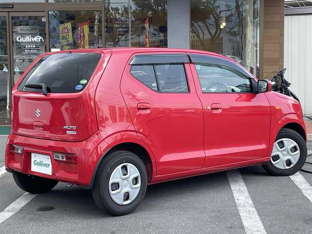 スズキ アルト S 長野県 2015(平27)年 12.3万km ピュアレッド 社外スタットレスタイヤ積み込み/ドアバイザー/アイドリングストップ/盗難防止装置/前席シートヒーター/社外フロアマット