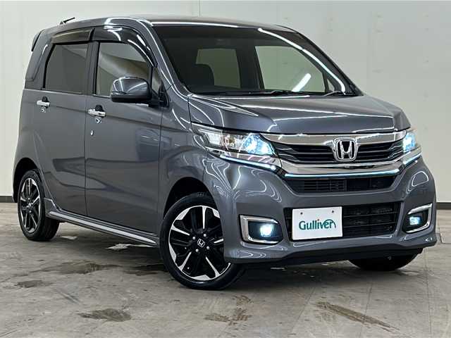 ホンダ Ｎ ＷＧＮ カスタム G ターボパッケージ 道央・札幌 2017(平29)年 3.6万km シャイニンググレーM /4WD//社外ナビ：カロッツェリア//バックカメラ/ビルトインＥＴＣ//横滑り防止装置//LEDヘッドライト//オートライト//エンジンプッシュスタート//スマートキー//スペアキー1本//純正フロアマット//純正15インチアルミホイール//電動格納ミラー//純正エンジンスターター//社外ホイール付きスタッドレスタイヤ積み込み