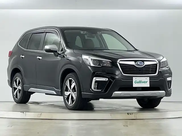 スバル フォレスター ハイブリッド アドバンス 愛知県 2021(令3)年 3.4万km クリスタルブラックシリカ 禁煙車/４WD/純正8インチナビ/（CD/DVD/Bluetooth/フルセグTV/HDMI)/サイド・フロントカメラ/デジタルインナーミラー/アイサイト/プリクラッシュセーフティ/レーンキープアシスト/ブラインドスポットモニター/レーダークルーズコントロール/ETC/ドライブレコーダー/ナッパレザーシート/シートヒーター/メモリシート/パワーシート/ステアリングヒーター/パドルシフト/純正18インチアルミホイール/スマートキー/プッシュスタート/LEDヘッドライト/フロントフォグランプ/純正フロアマット/横滑り防止装置/ステアリングスイッチ/電動格納ミラー