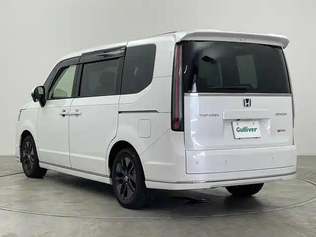 ホンダ ステップワゴン スパーダ eHEV 群馬県 2023(令5)年 3.6万km プラチナホワイトパール 純正９型ナビ　バックカメラ　アダプティブクルーズコントロール　ブラインドスポットモニター　レーンキープアシスト　衝突被害軽減ブレーキ　シートヒーター　パワーバックドア　コーナーセンサー　ＬＥＤ　禁煙車