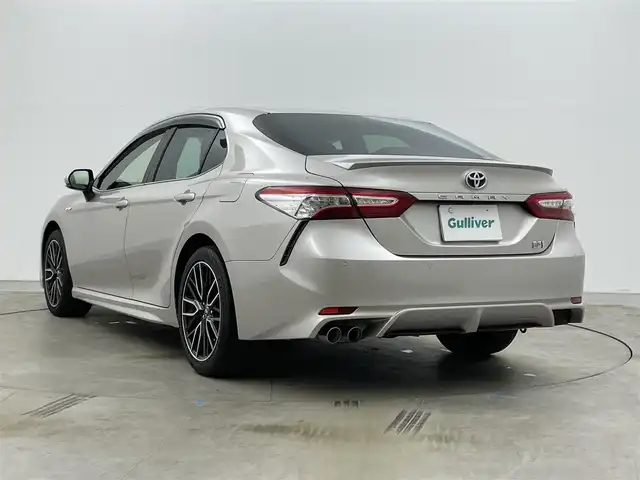トヨタ カムリ WS 岡山県 2019(平31)年 8.6万km スティールブロンドM ワンオーナー/純正ナビ/【Bluetooth/フルセグTV】/型番:NSZT-W68T/バックカメラ/レーダークルーズコントロール/インナーミラー型ドライブレコーダー（前後）/運転席パワーシート/パドルシフト/オートブレーキホールド/衝突軽減ブレーキ/オートハイビーム/ブラインドスポットモニター/禁煙車/LEDヘッドライト/フォグランプ/ビルトインETC/ドアバイザー/保証書/取扱説明書/スマートキー×1