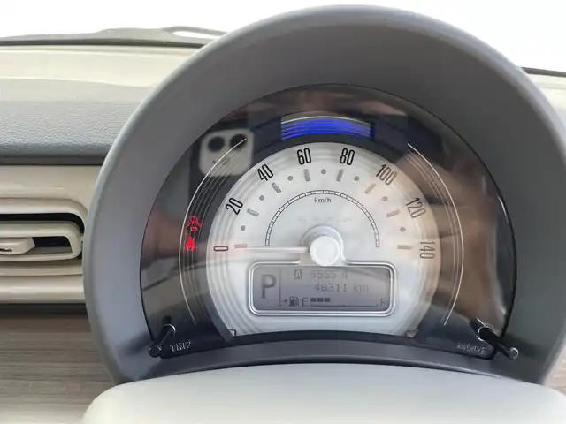 スズキ ラパン S 熊本県 2015(平27)年 4.9万km カシスピンクパールメタリック 社外メモリナビ/・AM/FM/CD/DVD/SD/USB/フルセグTV/・バックカメラ/衝突軽減ブレーキ/D席シートヒーター/ETC/アイドリングストップ/オートライト/HIDヘッドライト/スマートキー/プッシュスタート