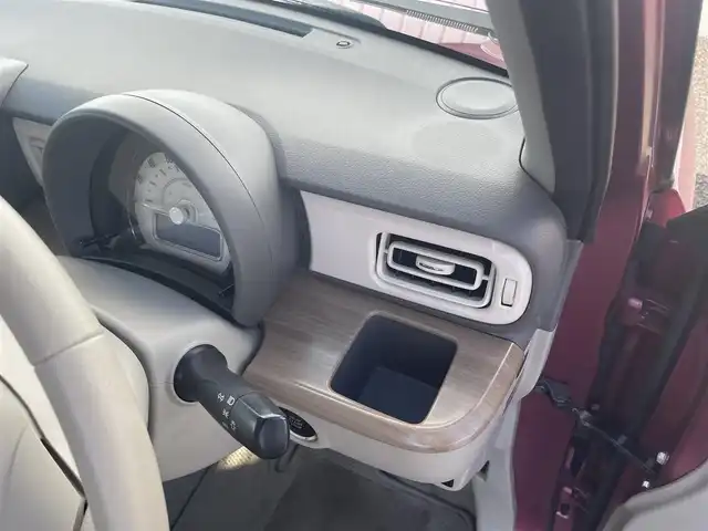 スズキ ラパン S 熊本県 2015(平27)年 4.9万km カシスピンクパールメタリック 社外メモリナビ/・AM/FM/CD/DVD/SD/USB/フルセグTV/・バックカメラ/衝突軽減ブレーキ/D席シートヒーター/ETC/アイドリングストップ/オートライト/HIDヘッドライト/スマートキー/プッシュスタート
