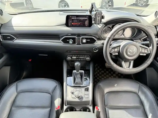 マツダ ＣＸ－５ XD Lパッケージ 茨城県 2018(平30)年 8.5万km ディープクリスタルブルーマイカ ターボ　純正ナビＴＶ　全方位カメラ　レザーシート　レーダークルコン　シートヒーター　ハンドルヒーター　ＥＴＣ　ドラレコ　衝突軽減　クリアランスソナー　レーンアシスト　アイドリングストップ　ＨＵＤ