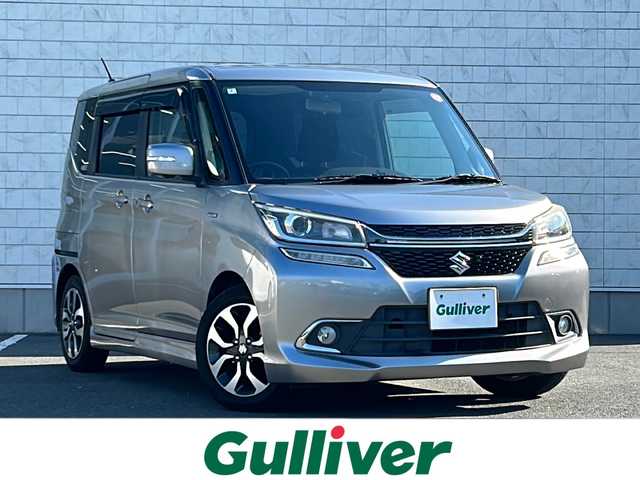 スズキ ソリオ バンディット HV MV 愛知県 2016(平28)年 8.3万km プレミアムシルバーメタリック ワンオーナー　/純正ナビ　/全方位カメラ　/両側パワスラドア　/フルセグＴＶ　/Ｂｌｕｅｔｏｏｔｈ　/クルーズコントロール　/ＥＴＣ　/シートヒーター　/衝突軽減ブレーキ　/オートハイビーム　/純正フロアマット　/純正アルミ