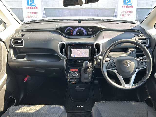 スズキ ソリオ バンディット HV MV 愛知県 2016(平28)年 8.3万km プレミアムシルバーメタリック ワンオーナー　/純正ナビ　/全方位カメラ　/両側パワスラドア　/フルセグＴＶ　/Ｂｌｕｅｔｏｏｔｈ　/クルーズコントロール　/ＥＴＣ　/シートヒーター　/衝突軽減ブレーキ　/オートハイビーム　/純正フロアマット　/純正アルミ