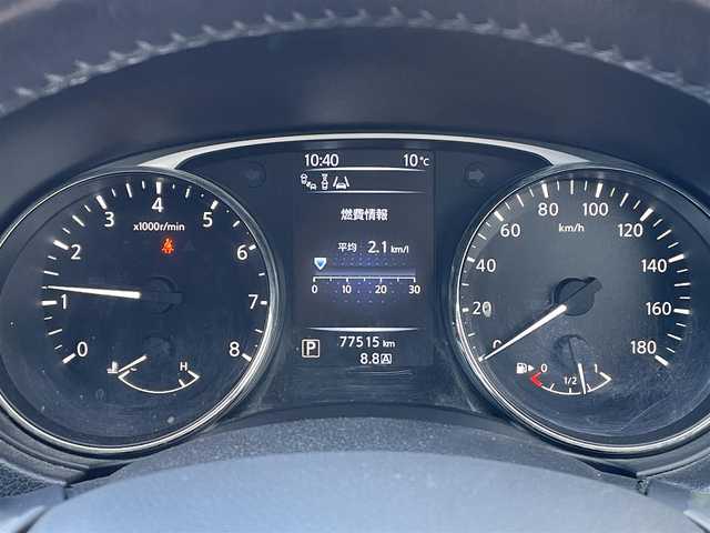 日産 エクストレイル 20Xtt エマージェンシーブレーキ 東京都 2017(平29)年 7.8万km ダイヤモンドブラック 純正ナビ　/ＴＶ　/ＣＤ／ＤＶＤ再生　/全周囲カメラ　/前席シートヒーター　/電動リアゲート　/ビルトインＥＴＣ　/ドライブレコーダー　/クルーズコントロール　/純正フロアマット　/後側方車両検知警報　/衝突軽減ブレーキ