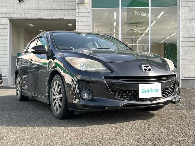 マツダ アクセラ スポーツ 20S スカイアクティブ 福島県 2012(平24)年 6.8万km ブラック 純正SDナビ/(FM/AM|SD/USB/Bluetooth/DVD)/スマートキー/パドルシフト/アイドリングストップ/横滑り防止装置/社外フロアマット/ＡＦＳ/オートライト/キセノンライト