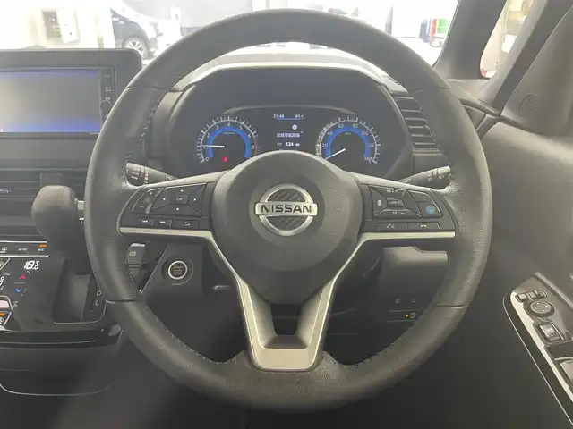 日産 ルークス HWS Gターボ プロパイロットED 滋賀県 2022(令4)年 4.2万km アトランティックブルー 純正メモリーナビ/・MJ121D-W/・SD/Bluetooth/USB/iPod/プロパイロット/追従クルーズコントロール/両側自動スライドドア/革巻ステアリング/オートホールドブレーキ/純正LEDヘッドライト/オートライト/コーナーセンサー/ウィンカーミラー/純正15AW/フォグライト/プッシュスタート