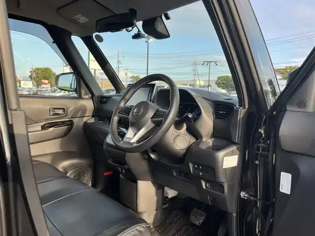 日産 ルークス HWS Gターボ プロパイロットED 鳥取県 2020(令2)年 3.8万km ブラック ４WD・ターボ車/純正9インチナビ/フルセグ/DVD/CD/BT/USB/アラウンドビューモニター/ドライブレコーダー・ETC/プロパイロット/エマージェンシーブレーキ/レーンキープアシスト/両側パワースライドド/前席シートヒーター/LEDヘットライト/レザー調シートカバー/純正15インチアルミホイール/プッシュエンジンスタート/アイドリングストップ