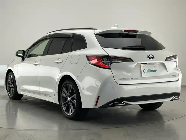 トヨタ カローラツーリング ハイブリッド ダブルバイビー 愛知県 2020(令2)年 6.5万km ホワイトパールクリスタルシャイン 純正９型ディスプレイオーディオ　バックカメラ　ＨＵＤ　ＢＳＭ　ＡＣＣ　ハーフレザーシート　ステアリングヒーター　シートヒーター　ＥＴＣ　ＬＥＤヘッドライト　フォグランプ ブレーキホールド　ルーフレール