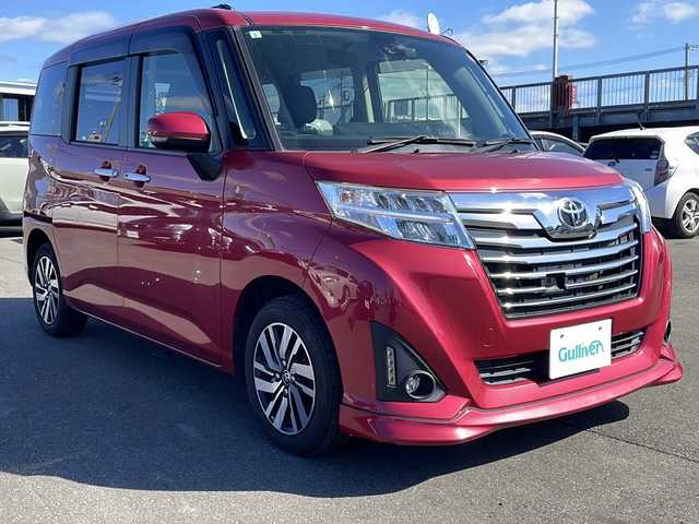 トヨタ ルーミー カスタムG S 道東・釧路十勝 2017(平29)年 5.3万km マゼンタベリーマイカM 4WD/寒冷地仕様/純正ナビ　/(AM/FM/CD/DVD/BT)/エンジンスターター/ドライブレコーダー/バックカメラ/両側パワースライドドア/純正14インチAW/純正フロアマット/ドアバイザー/アイドリングストップ/クルーズコントロール/オートライト/ライトレベライザー/フォグランプ/盗難防止装置/ABS/横滑り防止装置/スペアキー