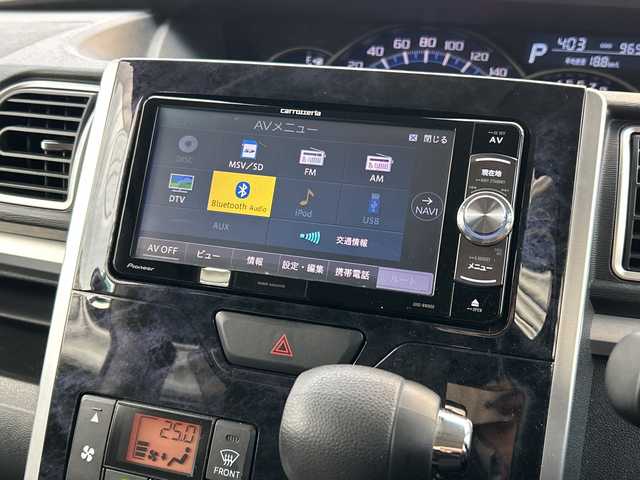 ダイハツ タント カスタム X トップED SA Ⅲ 広島県 2017(平29)年 9.7万km ブラックマイカメタリック 禁煙車/ワンオーナー/スマートアシストIII/・衝突軽減ブレーキ/・車線逸脱警報/・誤発進抑制制御/・オートハイビーム/・先行車発進お知らせ/社外ナビ（AVIC-RW800）/・フルセグ/CD/DVD/MSV/SD/Bluetooth/バックカメラ/ステアリングスイッチ/オートライト/HIDヘッドライト/フォグランプ/片側パワースライドドア/ハーフレザーシート/運転席シートヒーター/スマートキー/プッシュスタート/ETC/純正ドアバイザー/純正14インチアルミホイール車載（サマータイヤ）