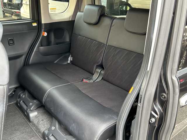 ダイハツ タント カスタム X トップED SA Ⅲ 広島県 2017(平29)年 9.7万km ブラックマイカメタリック 禁煙車/ワンオーナー/スマートアシストIII/・衝突軽減ブレーキ/・車線逸脱警報/・誤発進抑制制御/・オートハイビーム/・先行車発進お知らせ/社外ナビ（AVIC-RW800）/・フルセグ/CD/DVD/MSV/SD/Bluetooth/バックカメラ/ステアリングスイッチ/オートライト/HIDヘッドライト/フォグランプ/片側パワースライドドア/ハーフレザーシート/運転席シートヒーター/スマートキー/プッシュスタート/ETC/純正ドアバイザー/純正14インチアルミホイール車載（サマータイヤ）