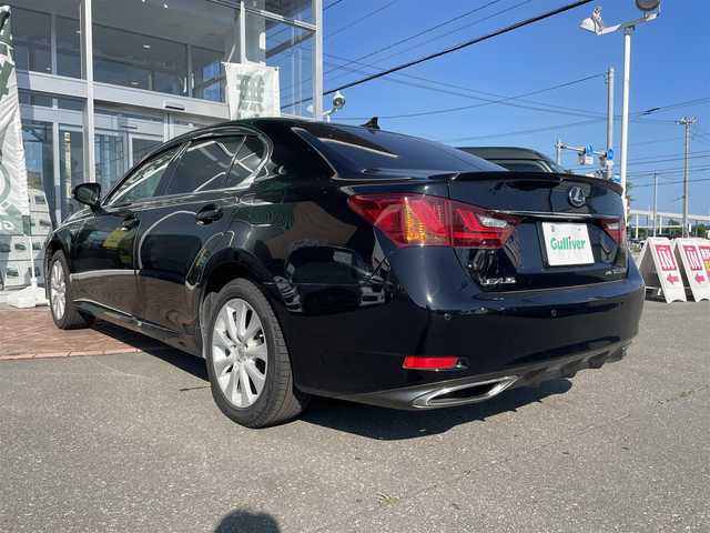 レクサス ＧＳ 350 Fスポーツ 道央・札幌 2013(平25)年 9.2万km ブラック 登録時走行距離91562ｋｍ/　４　Ｗ　Ｄ　/寒冷地仕様/純正ナビ（CD/DVD/FM/AM/BT)/フルセグTV(走行中視聴可能)/バックカメラ/ウィンカーミラー/クルーズコントロール（追従走行なし）/ドアバイザー/プッシュスタート/ビルトインETC/MTモード付AT/パドルシフト/スペアキー×２/パーキングアシスト/純正フロアマット/パワーシート（運転席/助手席）/シートヒーター（運転席/助手席）/エアシート（運転席/助手席）/横滑り防止装置/オートライト/コーナーセンサー/純正エンジンスターター/フォグランプ/リアフォグランプ/ステアリングスイッチ/革巻きステアリング/自動防眩ミラー/フロントワイパーデアイサー/ワイパー間欠時間コントローラー/イルミネーションコントロール/ヘッドライトクリーナー/シートメモリー/電動格納ミラー/ECO・NORMAL・SPORTモード/SNOWスイッチ/nanoe搭載エアコン/リアサンシェードスイッチ