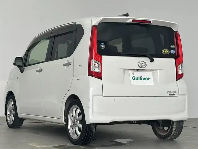 ダイハツ ムーヴ X SAⅡ 愛知県 2016(平28)年 3.7万km パールホワイトⅢ ダイハツ純正7インチメモリナビ/　　・CD/DVD/BT/フルセグ/ステアリングリモコン/バックカメラ/ベンチシート/フルフラットシート/アイドリングストップ/衝突軽減システム/コーナーセンサー/オートライト/横滑り防止機能/エアバック/　　・運転席/助手席/社外15インチアルミホイール/スマートキー