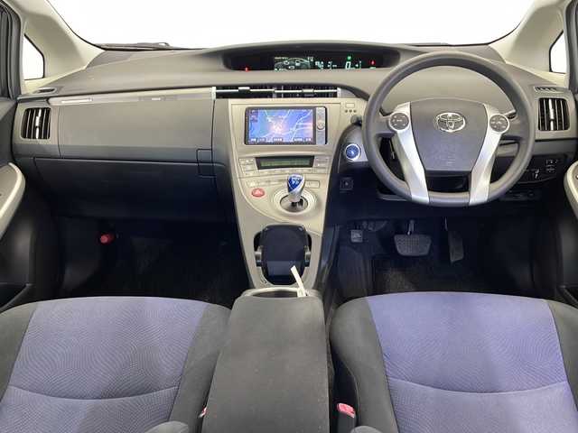 トヨタ プリウス ＰＨＶ S 栃木県 2012(平24)年 4.1万km ダークブルーマイカ 純正ナビ(NSZN-W61G)/(フルセグ・Bluetooth・CD・DVD・SD)/バックカメラ/プラグインHV/充電プラグ積込/ビルトインETC/前方ドラレコ/前席シートヒーター/禁煙車/HIDヘッドライト/オートライト/プッシュスタート/スマートキー/スペアキー/ステアリングスイッチ/電動格納ミラー/純正アルミホイール/純正フロアマット/ドアバイザー