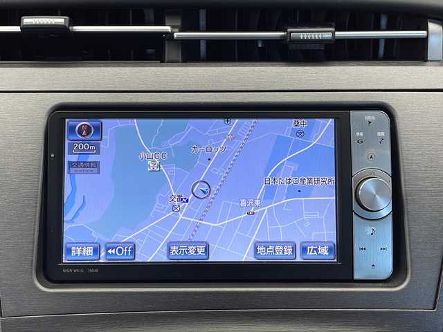 トヨタ プリウス ＰＨＶ S 栃木県 2012(平24)年 4.1万km ダークブルーマイカ 純正ナビ(NSZN-W61G)/(フルセグ・Bluetooth・CD・DVD・SD)/バックカメラ/プラグインHV/充電プラグ積込/ビルトインETC/前方ドラレコ/前席シートヒーター/禁煙車/HIDヘッドライト/オートライト/プッシュスタート/スマートキー/スペアキー/ステアリングスイッチ/電動格納ミラー/純正アルミホイール/純正フロアマット/ドアバイザー