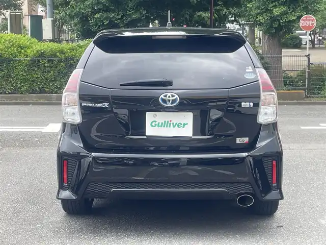 トヨタ プリウス α S ツーリングセレクション G’s 神奈川県 2017(平29)年 2.2万km アティチュードブラックマイカ ワンオーナー/ディーラーOPナビ(9インチ)/CD/DVD/Bluetooth/地デジ/バックカメラ/ETC2.0/スウェード調/合皮コンビシート/LEDヘッドライト/オートライト/Gs専用18インチアルミ/スマートキー/保証書/取説/スペアキーあり