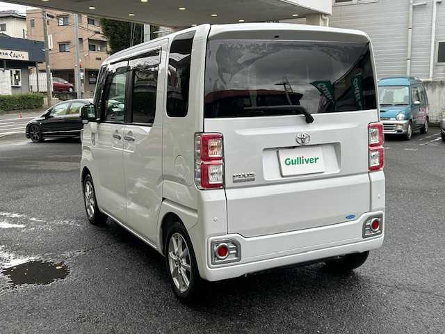トヨタ ピクシスメガ L SAⅢ 宮城県 2021(令3)年 4.7万km シャイニングホワイトパール ワンオーナー/社外メモリナビ/USB/AM/FM/BT/AUX/フルセグTV/バックカメラ/ステアリングスイッチ/両側パワースライドドア/純正アルミ夏タイヤ14インチ/純正フロアマット/横滑り防止装置/衝突被害軽減システム/アイドリングストップ/電動格納ミラー/LEDライト/オートマチックハイビーム/ETC/プッシュスタート/保証書・記録簿・取扱説明書